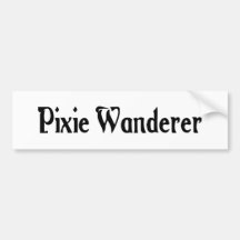 Pixie Wanderer Bumper Sticker