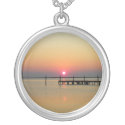 Pixies Globes - Beach Sunset necklace