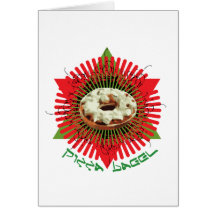 Pizza Bagel : Jewish Italian Card