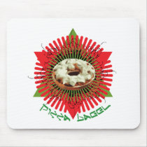 Pizza Bagel : Jewish Italian Mouse Pads