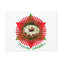 Pizza Bagel : Jewish Italian Postcards
