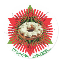 Pizza Bagel : Jewish Italian stickers