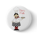 Pizza Birthday Party buttons