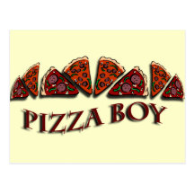 Pizza Boy Postcards