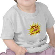 Pizza Brightens Tee Shirts