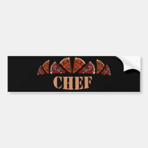 Pizza Chef Bumper Stickers