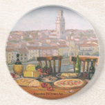 Pizza & Chianti Wine Coaster coasters