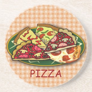 Pizza coaster