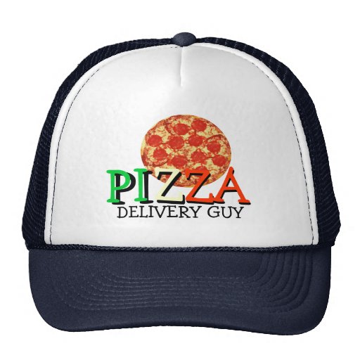 Pizza Delivery Guy Trucker Hat | Zazzle