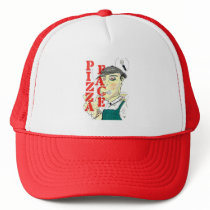 "Pizza Face" hats