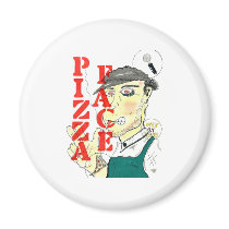 "Pizza Face" Magnet