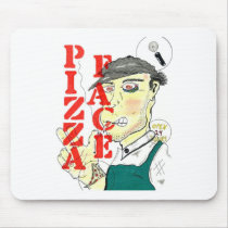 "Pizza Face" Mouse Pads