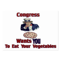 Pizza is a Vegetable Business Cards