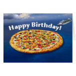 Pizza Island Birthday Card