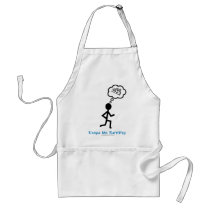 Pizza - Keeps Me Running aprons
