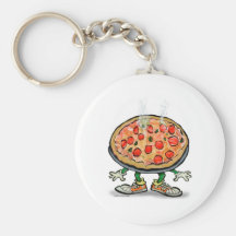 Pizza Keychains