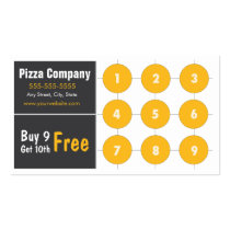 Pizza Loyalty Business Card