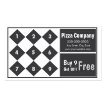 Pizza Loyalty Business Card
