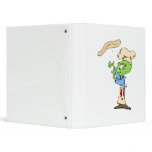 Pizza Maker Alien Vinyl Binder