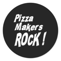 Pizza Makers Rock! Sticker