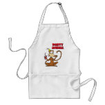 Pizza Monkey Party Animal aprons