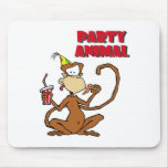 Pizza Monkey Party Animal mousepads
