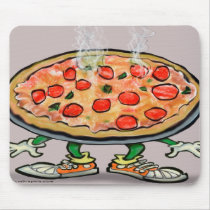 Pizza mousepads