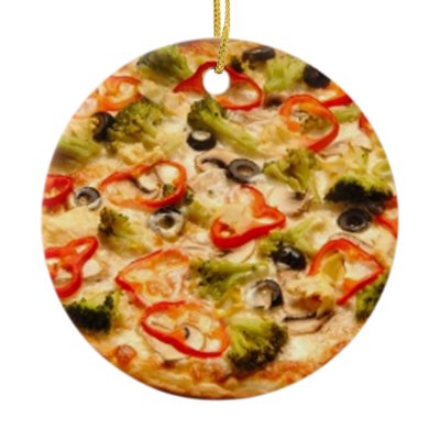 Pizza ornaments