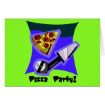 Pizza Party 4 Cards