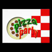 Pizza Party !!!! invitations