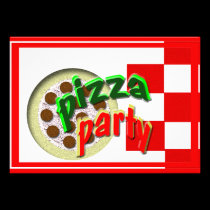 Pizza Party !!!! invitations