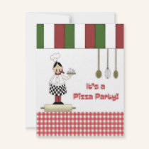 Pizza Party Invitation