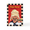 Pizza Party Invitation cards