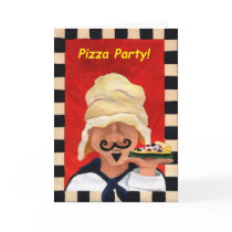 Pizza Party Invitation cards
