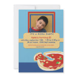 Pizza Party - kids birthday party invites
