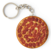 Pizza Peperoni Keychain