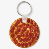 Pizza Peperoni Keychain