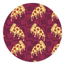 Pizza Pie Pattern stickers