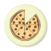 Pizza Pizza Pizza Fridge Magnet