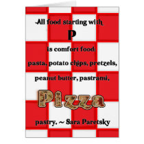 Pizza Recipe Card