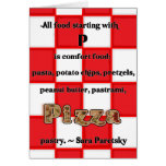 Pizza Recipe Card