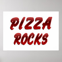 PIZZA ROCKS PRINT