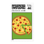 Pizza Slices Birthday Stamp stamps