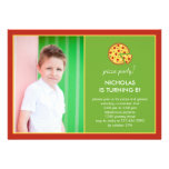 Pizza Slices Photo Birthday Invitation invitations