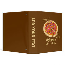 Pizza Volume Mathematical Formula = Pi*z*z*a binders