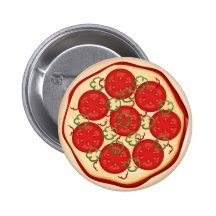 Pizza with tomatoes and peppers pin