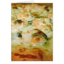 Pizzas Cheese Pesto Shrimp cards