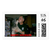 PJkiss[1], HAPPY HOLIDAYS postage