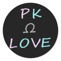PK Love Omega Sticker