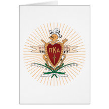 PKA Crest Color Greeting Cards